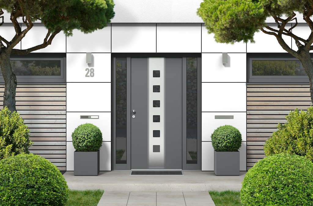 Aluminium doors